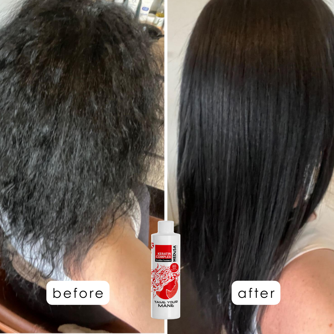 Brazilian Keratin Straightening Treatment - The FULL MONTY Kit