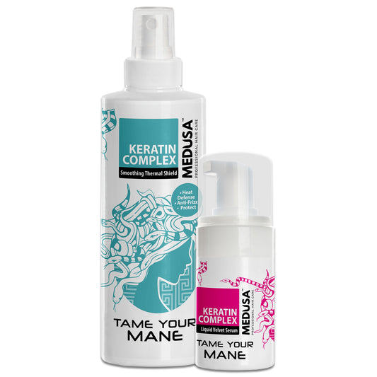 Smoothing Thermal Shield & Liquid Velvet Serum Set