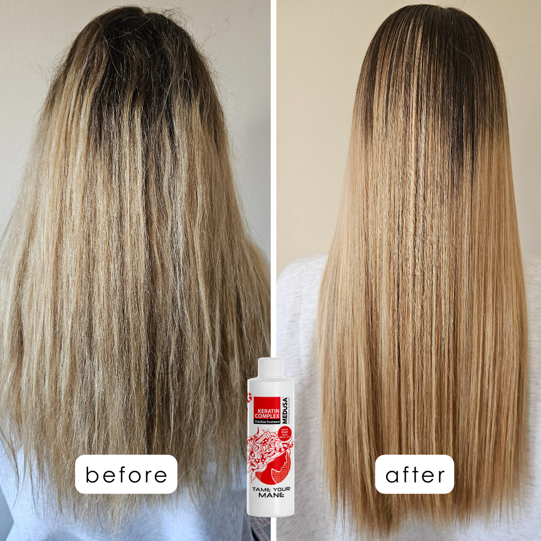 Brazilian Keratin Straightening Treatment - The FULL MONTY Kit