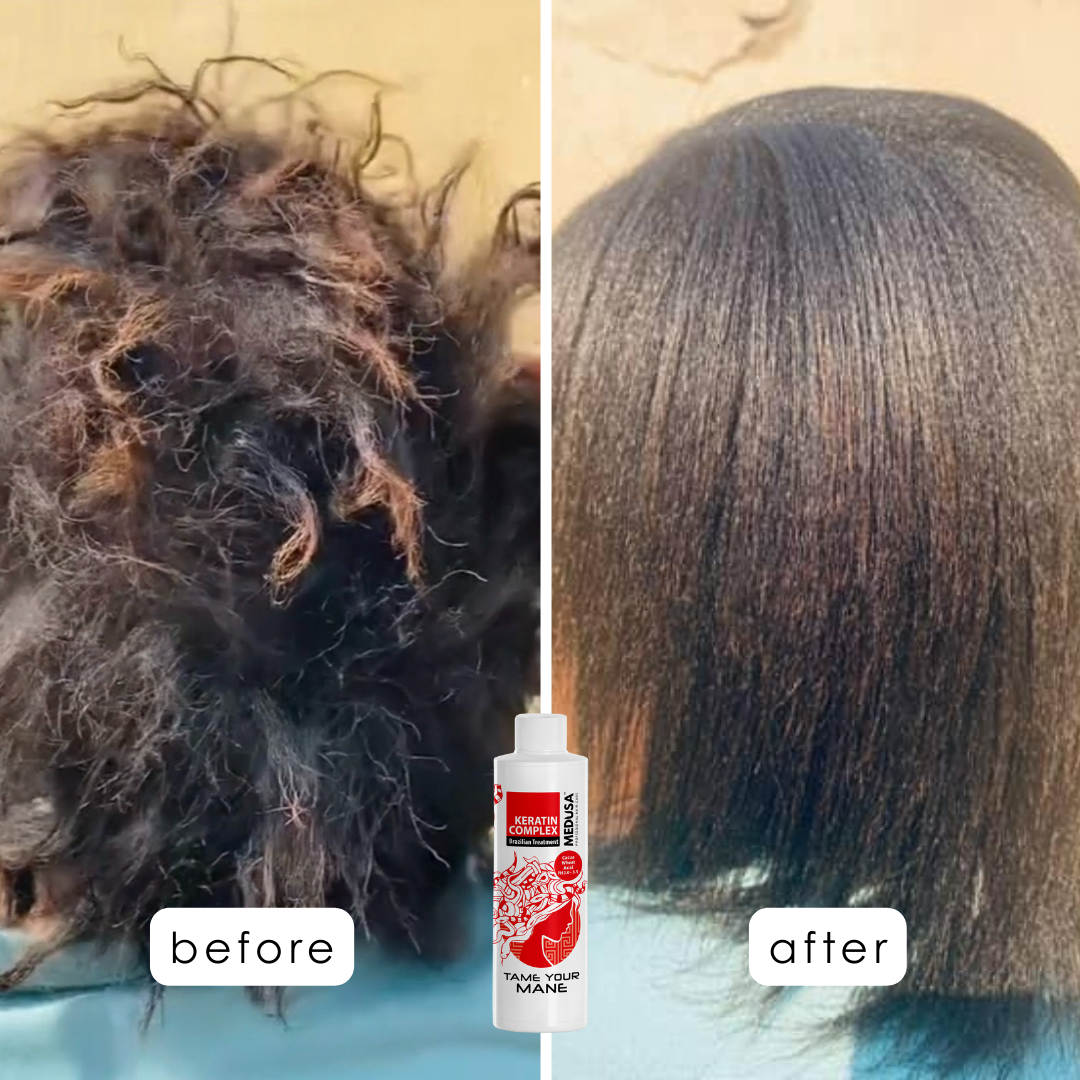 Brazilian Keratin Straightening Treatment - The FULL MONTY Kit