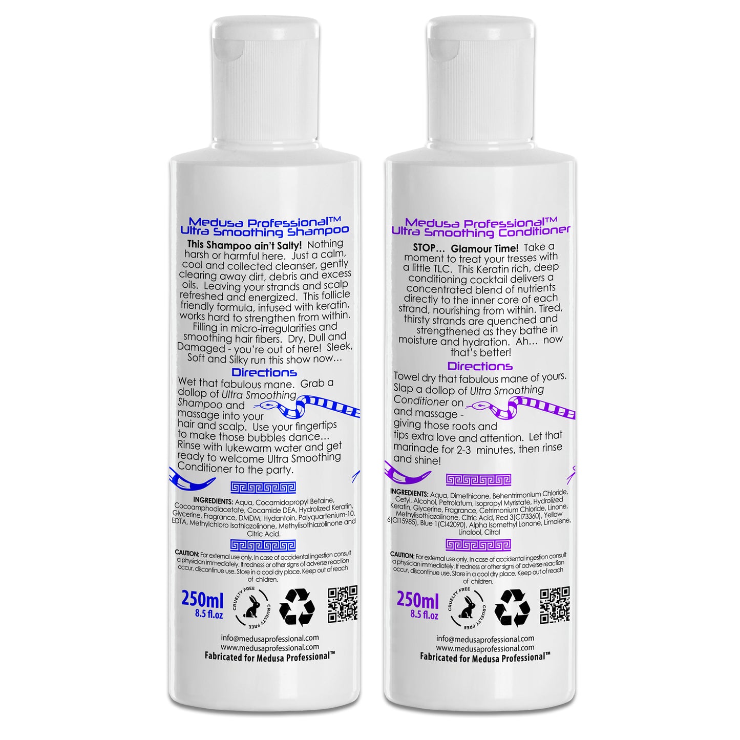 Ultra Smoothing Keratin Shampoo & Conditioner Set