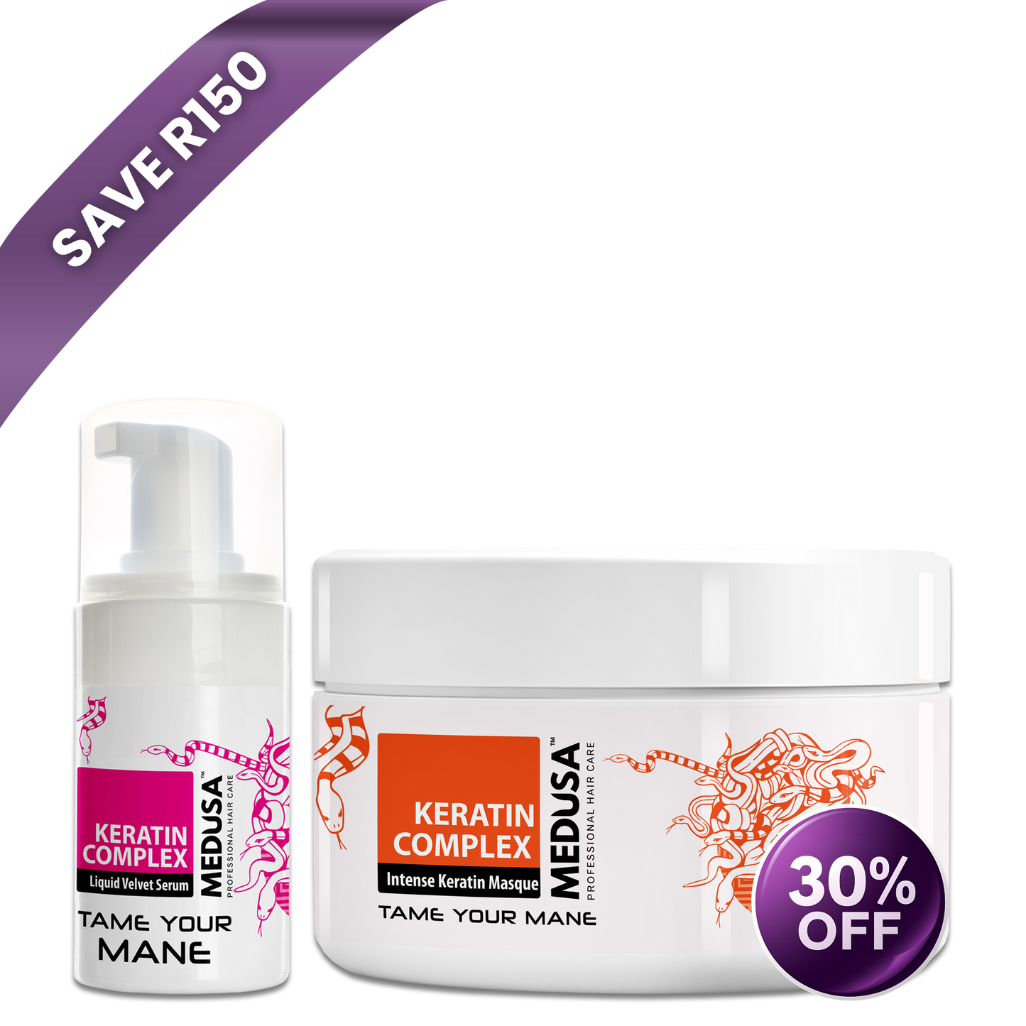 Intense Keratin Masque & Liquid Velvet Serum Set