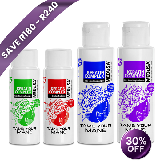 Brazilian Keratin Straightening Treatment - The MINI Mane Tamer Kit